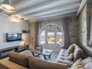 Living area - Schöne Villa Thetis mit eigenem Pool by Interhome (Paros)
