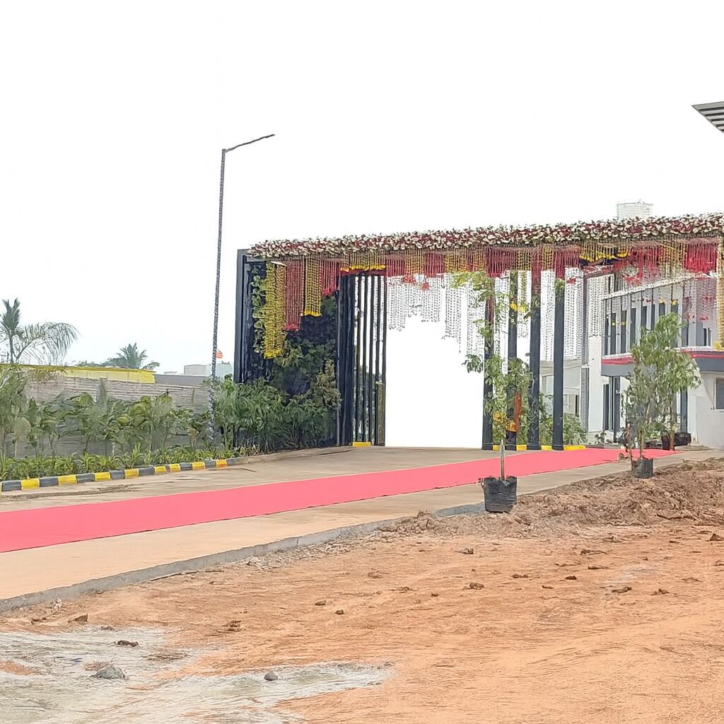 Entrée de l’hébergement