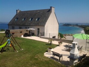 Terrace/patio - "Tromeal Lasalle" blick auf das Meer. Mit 4 Sternen klassifiziert by Interhome (Santec)