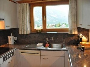 Fridge, microwave, oven, dishwasher - Chesa Sunasain V8 by Interhome (Sils Maria)