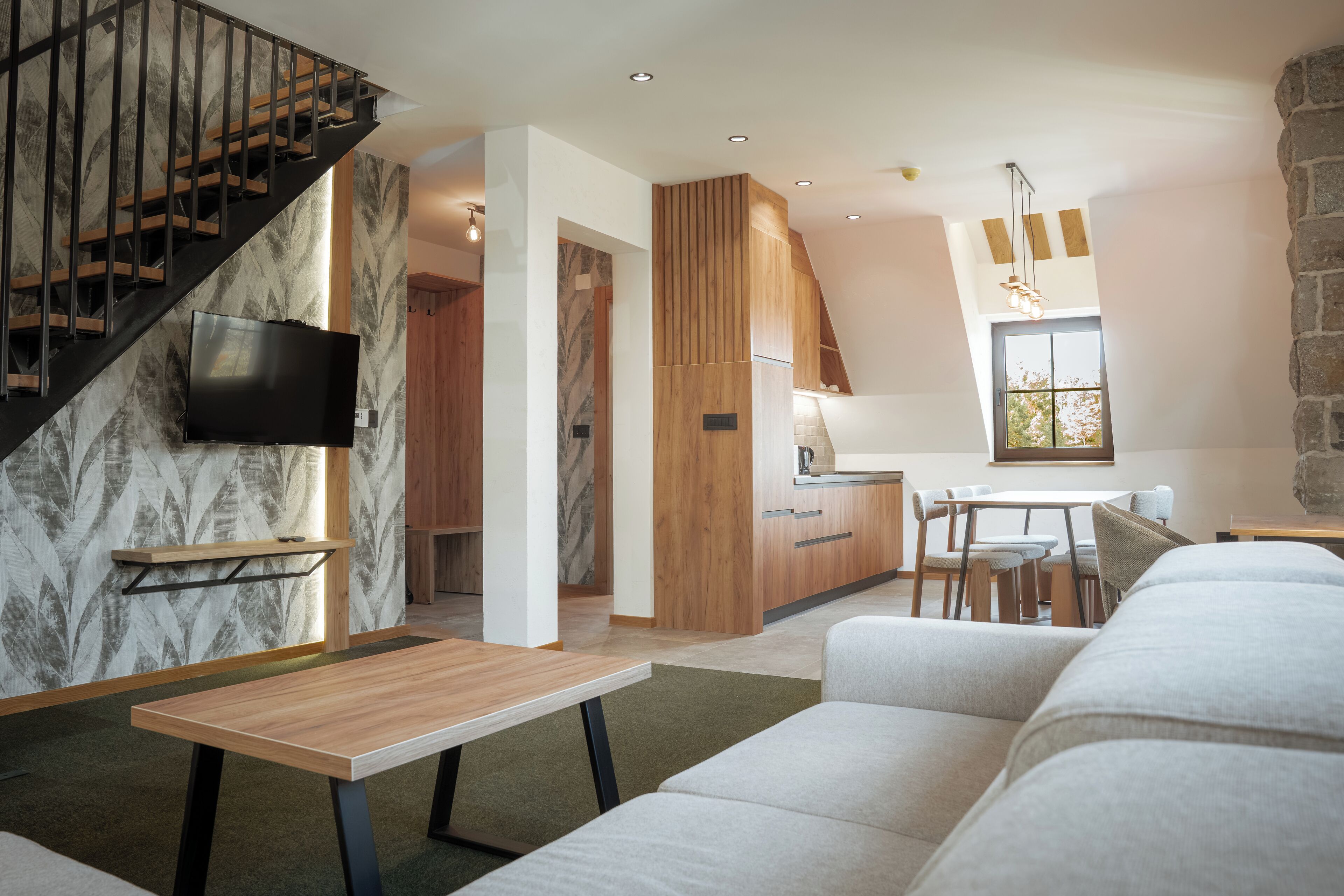 Superior Apartment, 3 Bedrooms | Living area