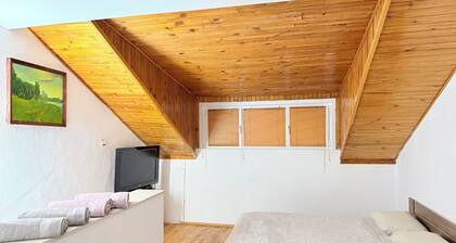 Cozy one-bedroom maisonette apartment.