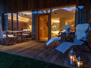 Terrace/patio - Chalet Wiesenglück by Interhome (La Villa/Stern)