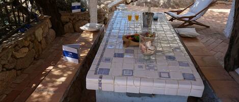 Restauration en plein air