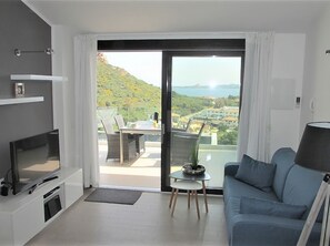 Living area - Wunderschönes Familienapartment mit Meerblick by Interhome (Cannigione)