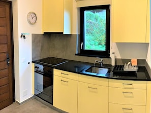 Fridge, oven, cookware/dishes/utensils - Residenza Viramonte - Casa Daniela, Wohnung 38 by Interhome (Vira)