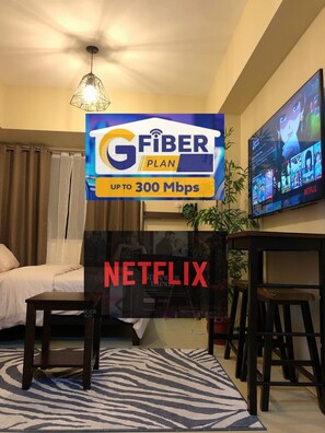 Iron/ironing board, WiFi, bed sheets, wheelchair access - Cozy studio, Avida Towers Aspira/14th floor (Cagayan De Oro City)