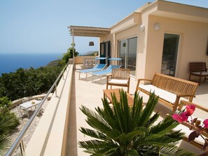 Terrace/patio - in Gagliano Del Capo mit Privatem Pool by Interhome (Marina di Novaglie)