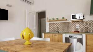 Fridge, microwave, dishwasher, cookware/dishes/utensils - "Garden Suite" by Interhome (Porto Cesareo)
