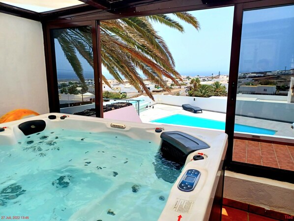 Outdoor spa tub - Meerblick Villa Tias by Interhome (Tías)
