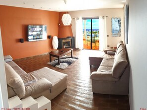 TV, fireplace, DVD player - Meerblick Villa Tias by Interhome (Tías)