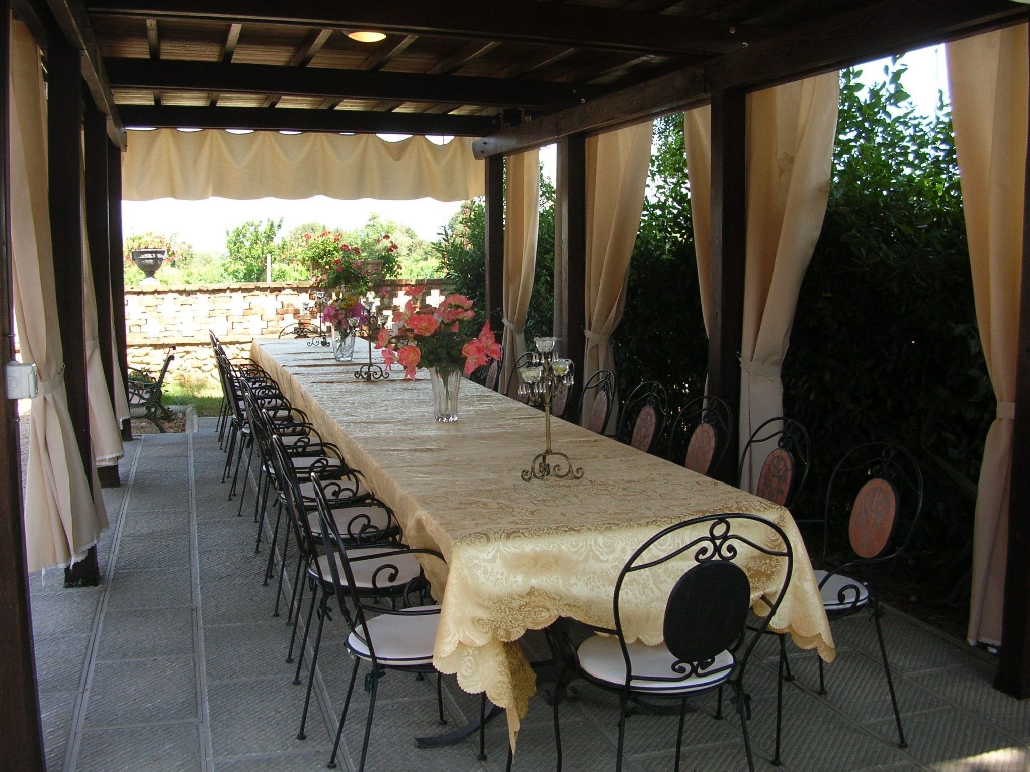 Area per ricevimenti all'aperto