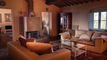 Cheminée, lecteur de DVD