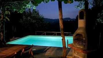 Una piscina riscaldata