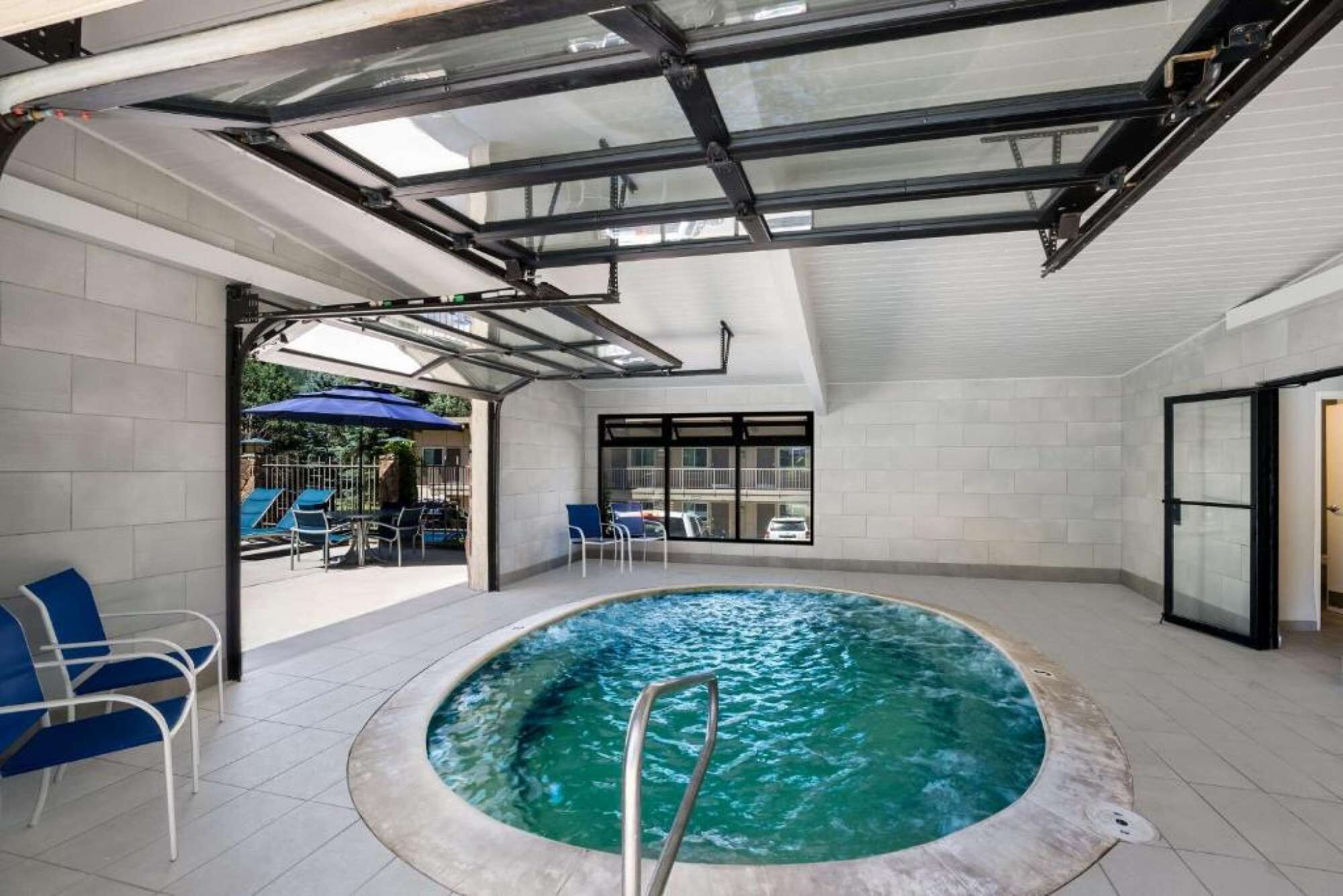 Una piscina riscaldata