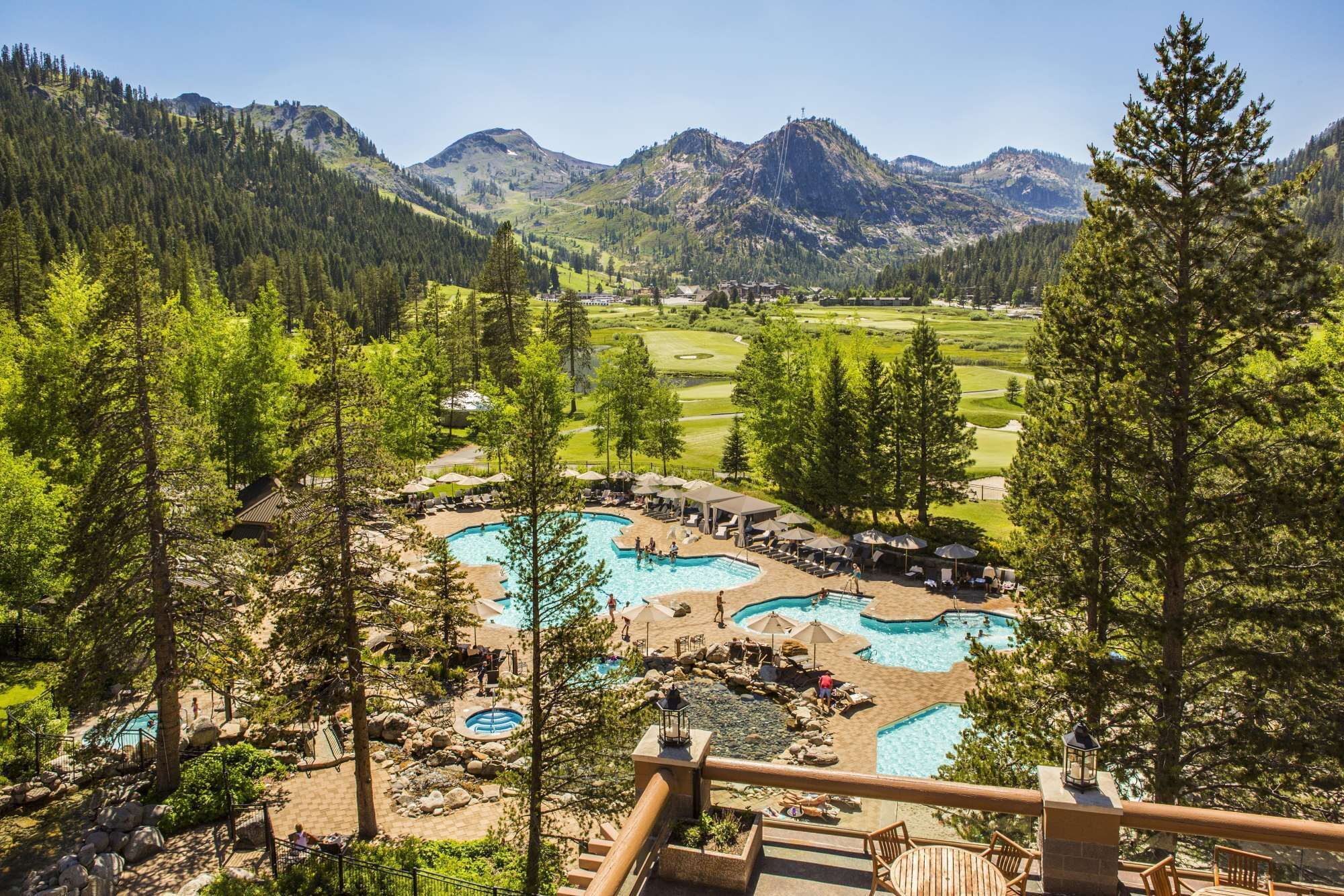 Una piscina riscaldata