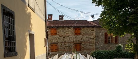 Espace banquet en plein air