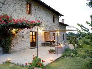 Outdoor dining - Villa Miby' Anwesen by Interhome (Poppi)