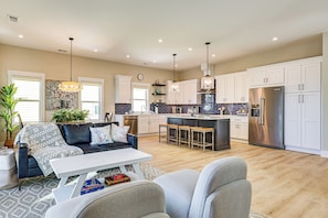 Interior - Walk to Water & Greenway! Luxe Carolina Beach Home (Carolina Beach)