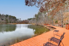 Interior - Views + Lake Access: Secluded Cabin Escape in Nebo (Nebo)