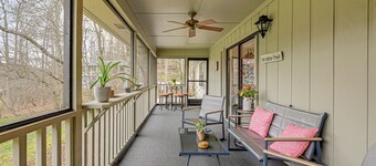 Golf Course & Mtn Views: Franklin Family Condo