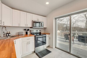 House (3 Bedrooms) | Interior - Home w/ Lake Views & Deck in New Jersey Highlands! (Stanhope)