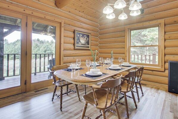 House (3 Bedrooms) | Interior - Trail Access! Up North Family Cabin Near Lake (Dunbar)