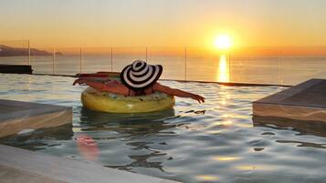 Una piscina riscaldata