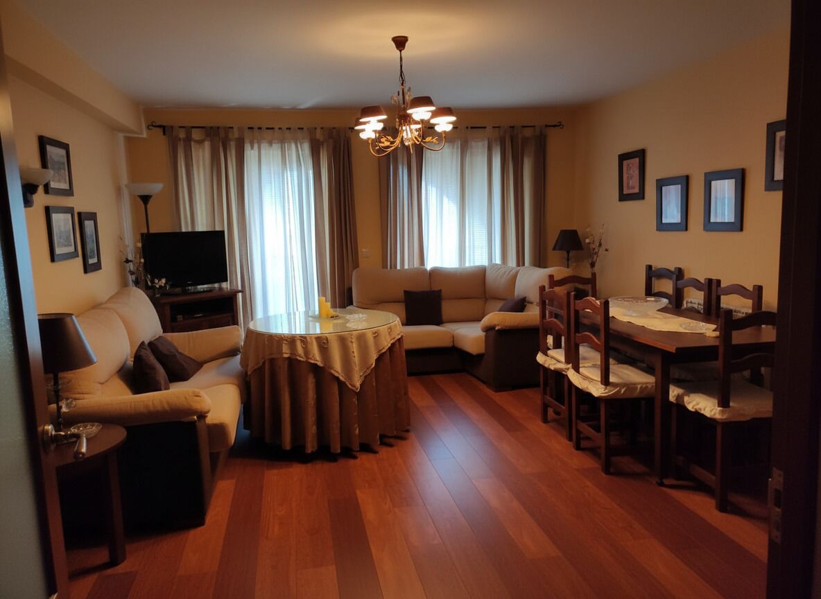 Family House, Multiple Beds | Living area | 42-inch flat-screen TV with cable channels