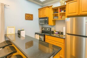 Private kitchen - 1st Floor Pool Affordable Near Beach 2 Bedroom Apts (South Padre Island)