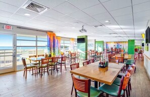 On site indoor restaurant. Everything you need is here there is no reason to leave the resort. - Sunrise Resort 7th Fl Beach/Pool/Hot tub/FamilyFun (North Myrtle Beach)