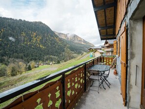 Outdoor dining - Charming Chalet for 5 Guests in Châtel (Châtel)