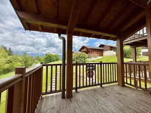 Terrace/patio - Cozy apartment near Cernix with balcony and parking (Crest-Voland)