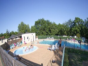 Pool - Spacious mobile home with terrace in Payrac (Payrac)
