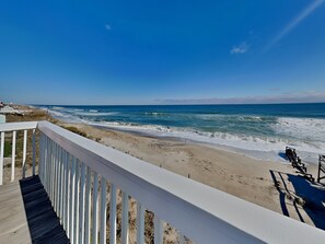 On the beach - Ocean Dunes 306 | Oceanfront Condo w/Community Pool + Easy Beach Access (Kure Beach)