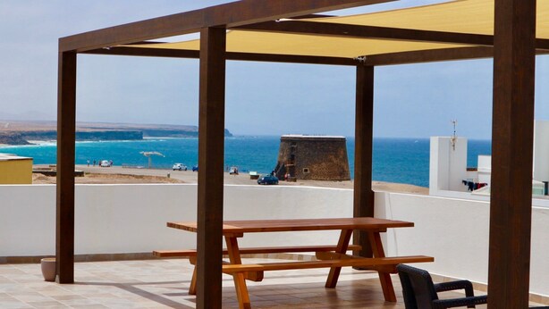 Outdoor dining - Große Ferienwohnung in El Cotillo by Interhome (Corralejo)