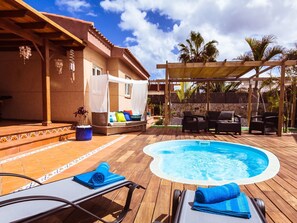 Terrace/patio - Strandnahes Ferienhaus Hibiscus mit privatem Pool by Interhome (Corralejo)