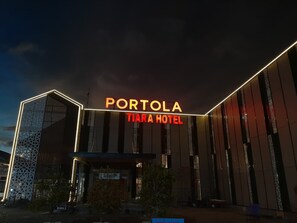 Façana frontal de l'allotjament