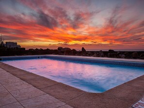 Una piscina riscaldata