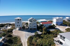 Exterior - North Cape gulf front, private waterfall pool, elevator, pets, beach gear! (Port St Joe)