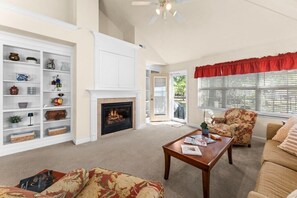 Fireplace - New to Vacation Rentals! Coastal Comfort at Bay Creek Golf Resort! (Cape Charles)