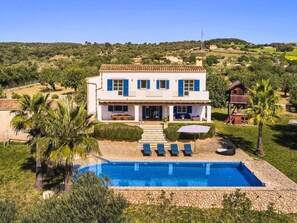 Exterior - Ibizenkisches Haus mit Pool und Beachvolley-Blick by Interhome (Sant Llorenç des Cardassar)