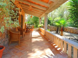 Outdoor dining - Finca Alfabia Campos by Interhome (Campos)