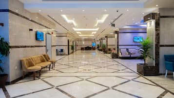 Kahden hengen perushuone, kaupunkinäköala | Oleskelualue