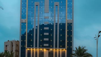 Majoituspaikan julkisivu