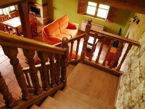 Fernseher, Kamin