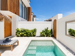 Outdoor pool - Private Pool Villa in Canggu • Walk to Cafes • Near Batu Bolong Beach (Bali)