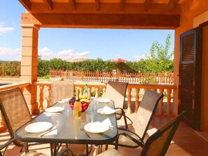 Outdoor dining - Finca Geco Campos by Interhome (Campos)