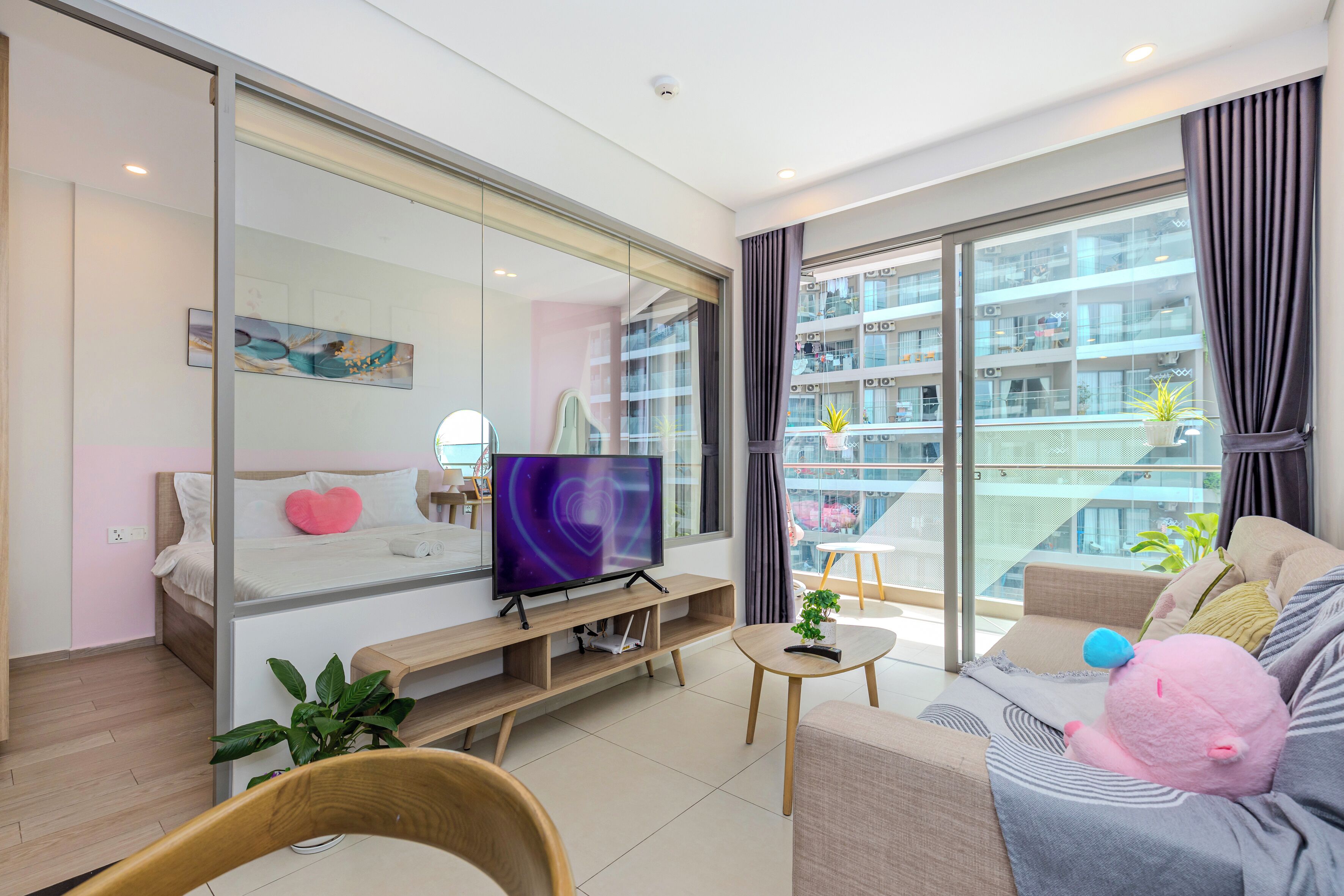 Huoneisto, 2 makuuhuonetta, parveke | Oleskelualue