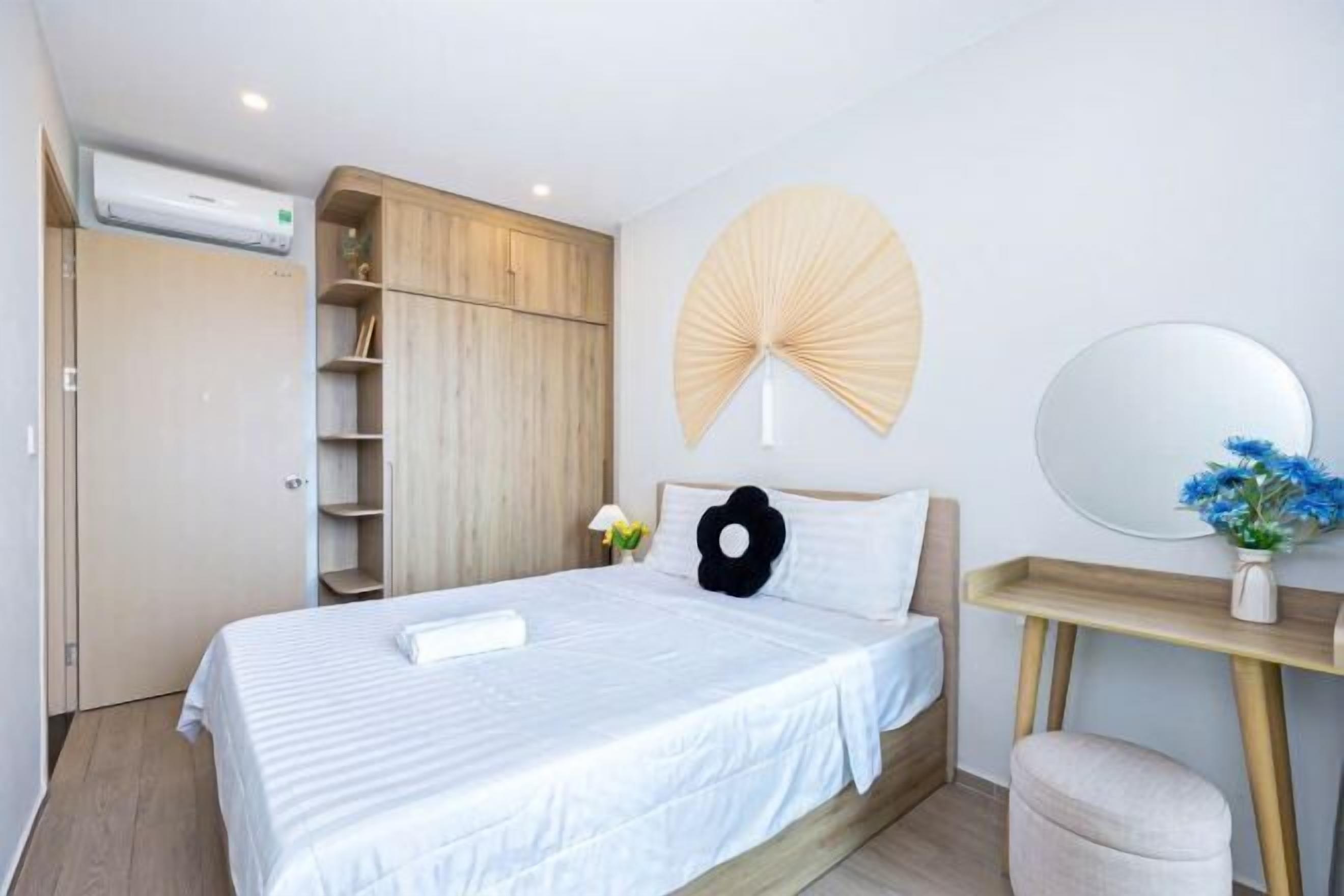 Desk, blackout curtains, iron/ironing board, free WiFi